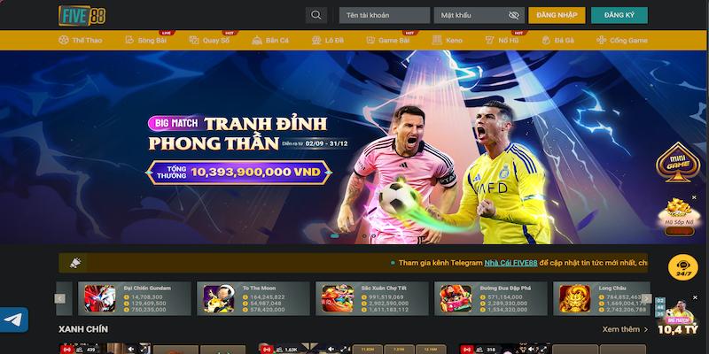 FIVE88 - Thiên Đường Cá Cược Online Uy Tín Và Chất Lượng